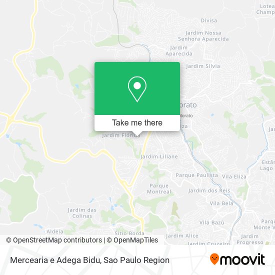 Mercearia e Adega Bidu map