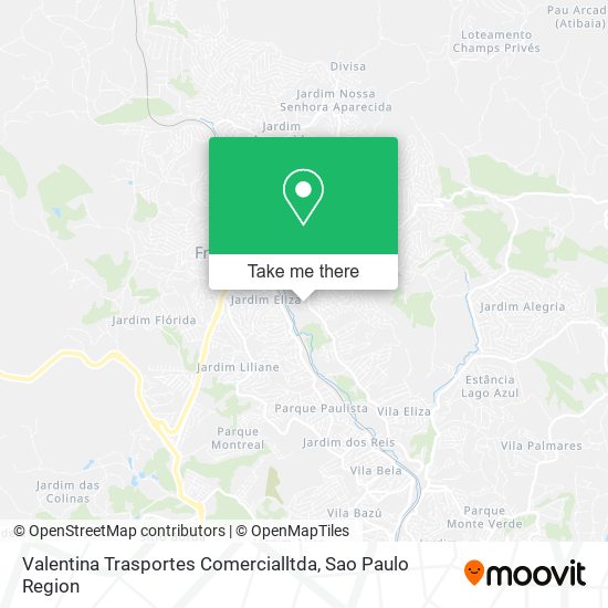 Valentina Trasportes Comercialltda map