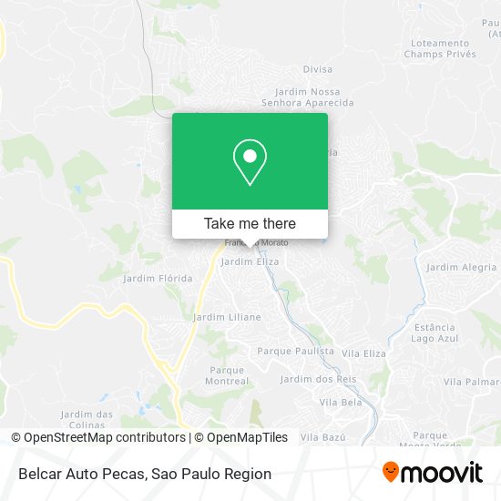 Mapa Belcar Auto Pecas