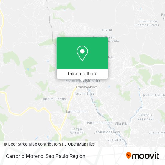 Cartorio Moreno map