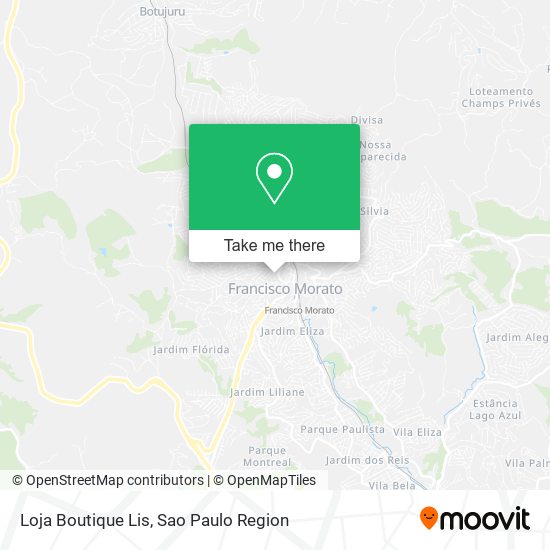 Mapa Loja Boutique Lis