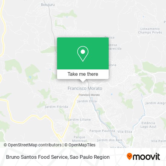 Mapa Bruno Santos Food Service