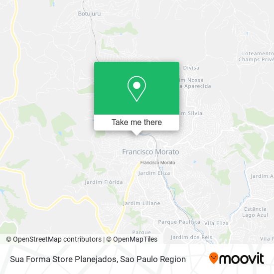 Mapa Sua Forma Store Planejados