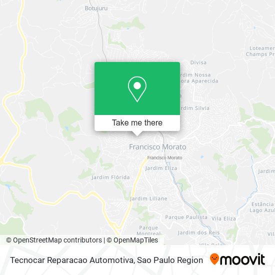 Tecnocar Reparacao Automotiva map