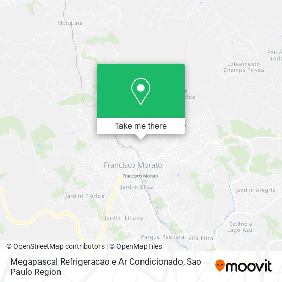 Megapascal Refrigeracao e Ar Condicionado map