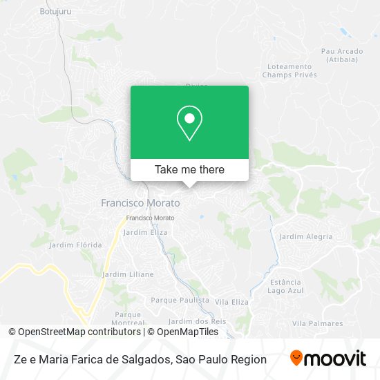 Mapa Ze e Maria Farica de Salgados