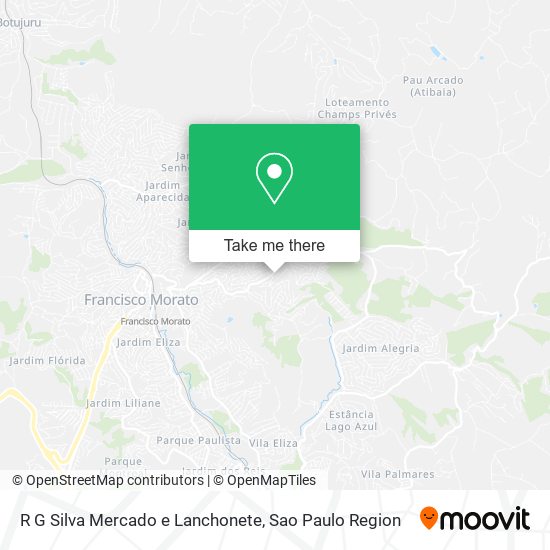 R G Silva Mercado e Lanchonete map