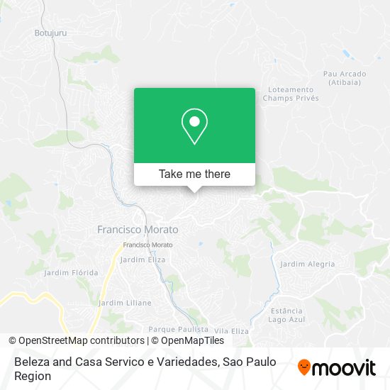 Beleza and Casa Servico e Variedades map