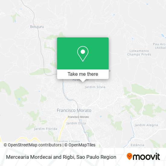 Mercearia Mordecai and Rigbi map