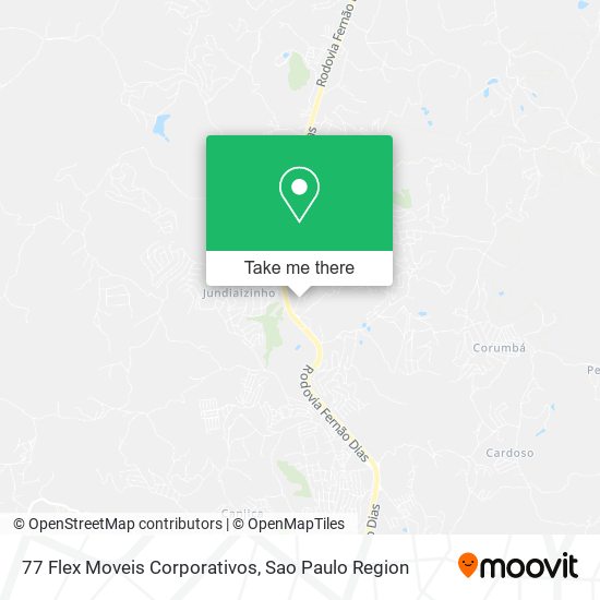 77 Flex Moveis Corporativos map