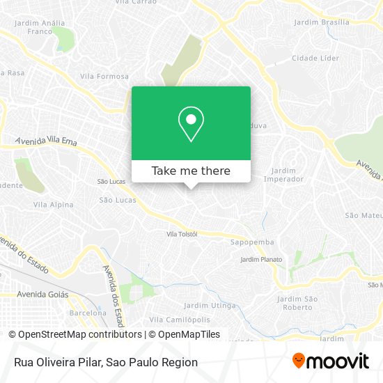 Rua Oliveira Pilar map