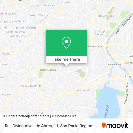 Rua Divino Alves de Abreu, 11 map