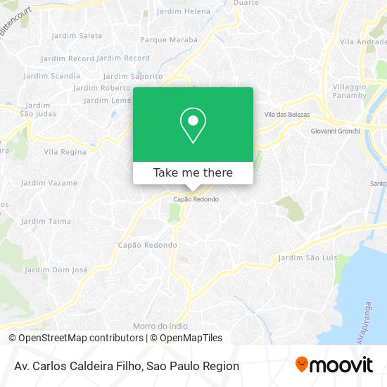 Mapa Av. Carlos Caldeira Filho