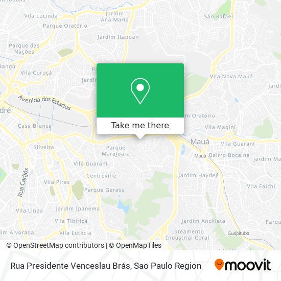 Rua Presidente Venceslau Brás map