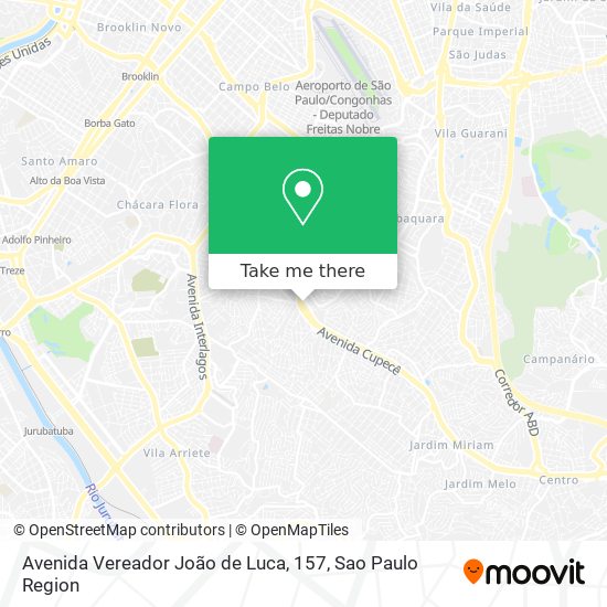 Avenida Vereador João de Luca, 157 map