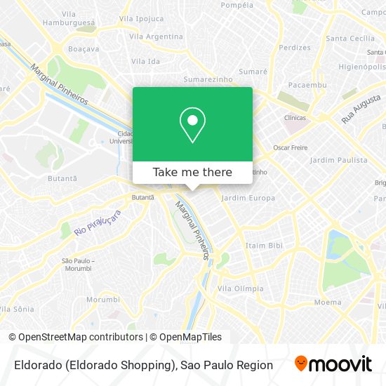 Mapa Eldorado (Eldorado Shopping)