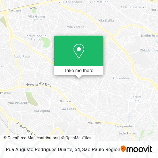 Rua Augusto Rodrigues Duarte, 54 map
