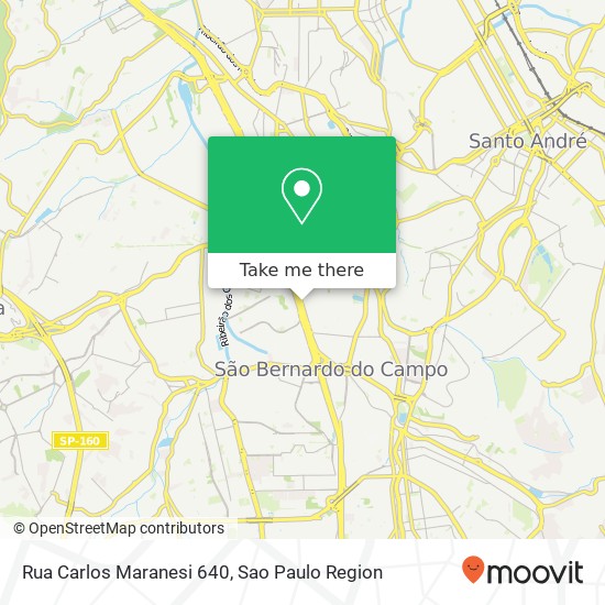 Rua Carlos Maranesi 640 map