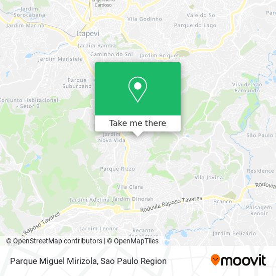 Parque Miguel Mirizola map