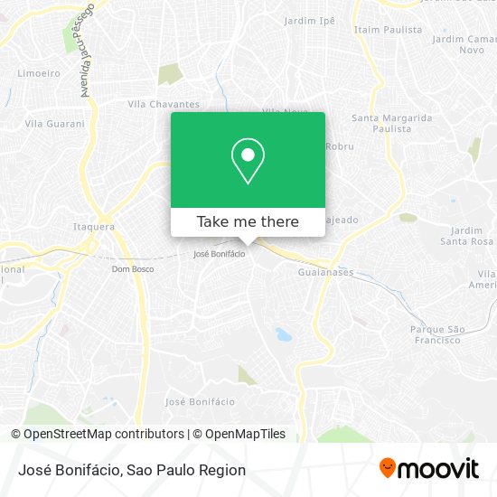 José Bonifácio map