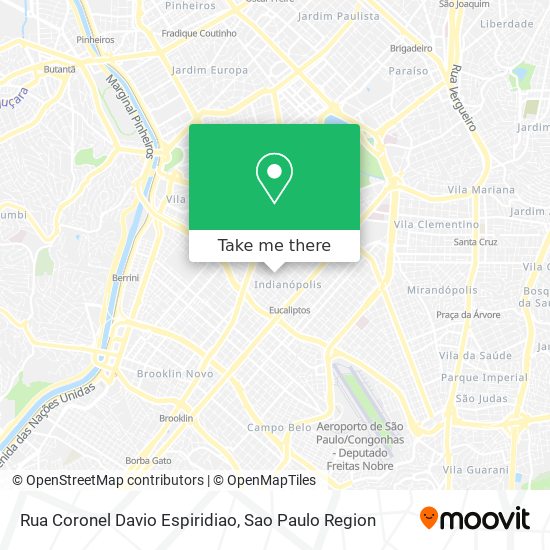 Rua Coronel Davio Espiridiao map