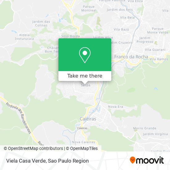 Viela Casa Verde map