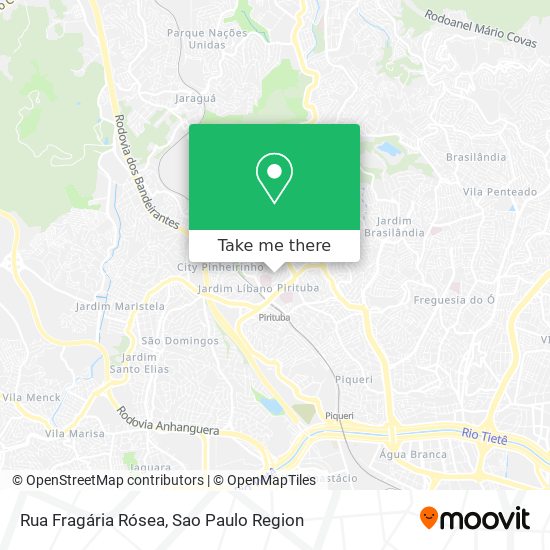 Rua Fragária Rósea map