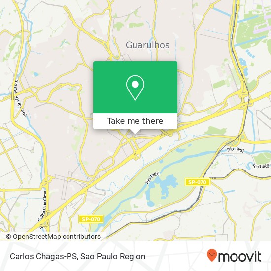 Mapa Carlos Chagas-PS