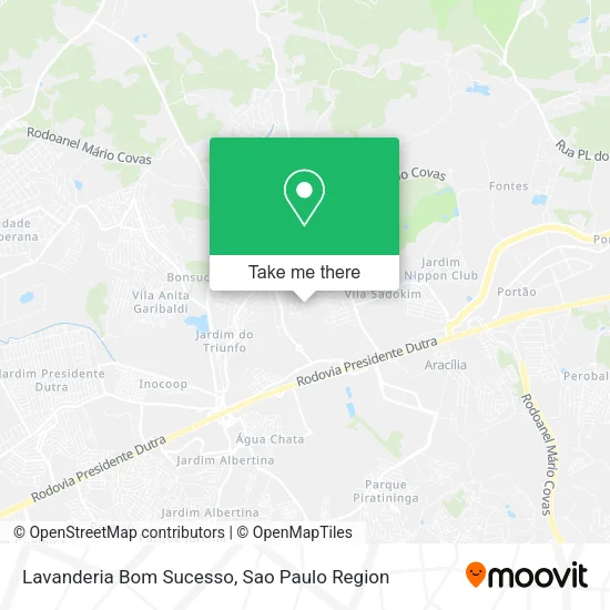 Lavanderia Bom Sucesso map