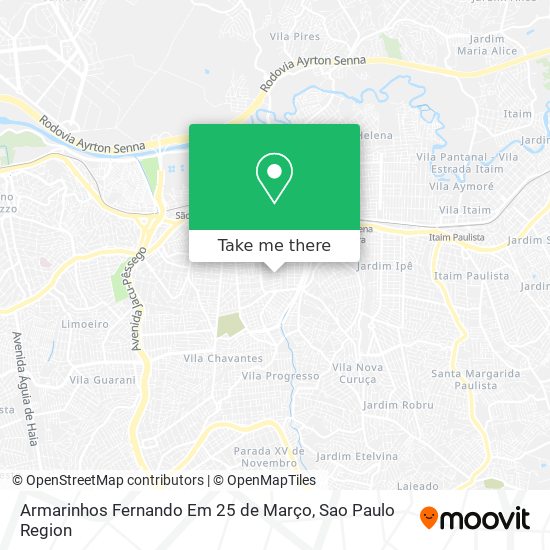 Armarinhos Fernando Em 25 de Março map