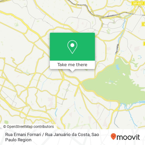 Rua Ernani Fornari / Rua Januário da Costa map