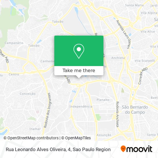 Rua Leonardo Alves Oliveira, 4 map