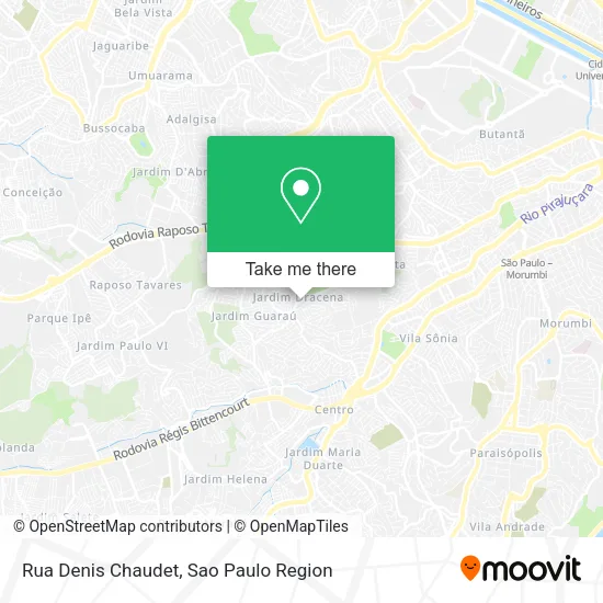 Rua Denis Chaudet map