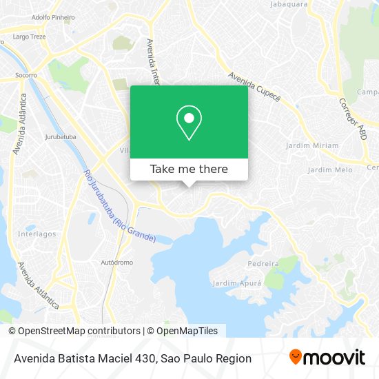 Mapa Avenida Batista Maciel 430