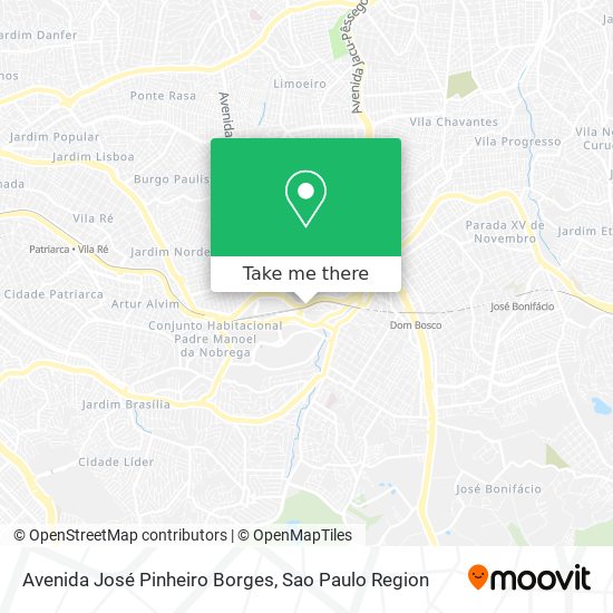 Avenida José Pinheiro Borges map