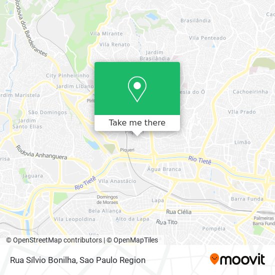 Rua Sílvio Bonilha map