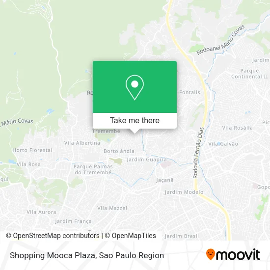 Shopping Mooca Plaza map
