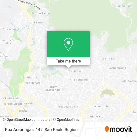 Rua Arapongas, 147 map
