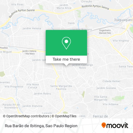 Rua Barão de Ibitinga map