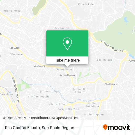 Rua Gastão Fausto map