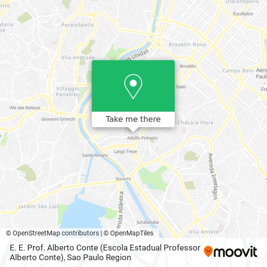 E. E. Prof. Alberto Conte (Escola Estadual Professor Alberto Conte) map