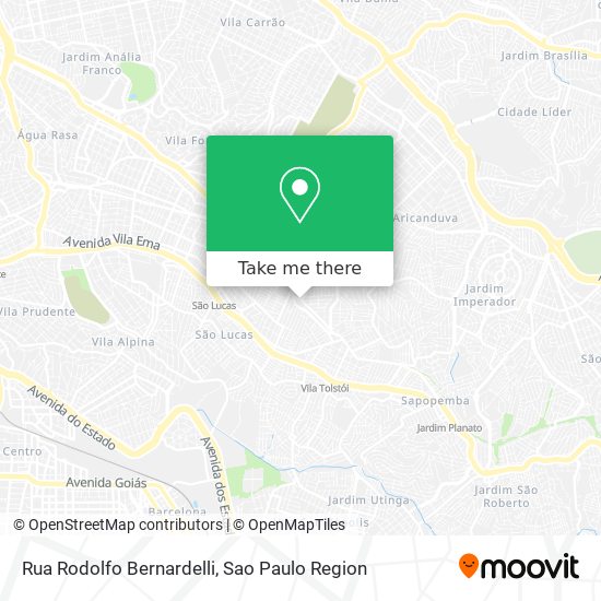 Rua Rodolfo Bernardelli map