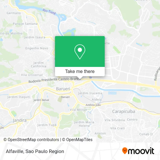 Alfaville map