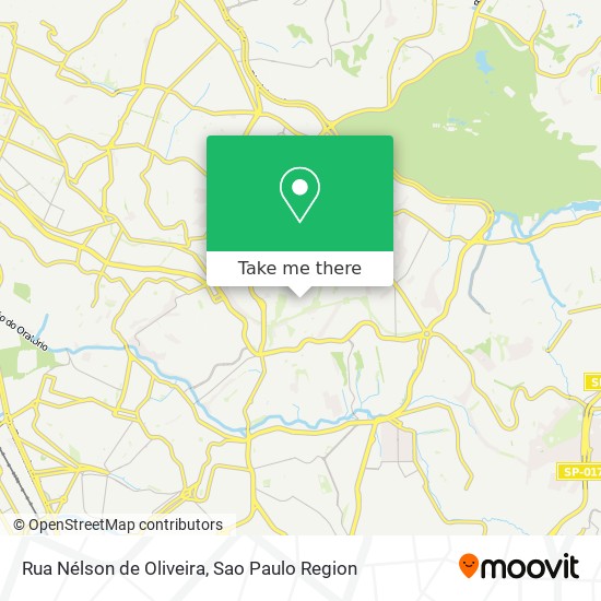 Mapa Rua Nélson de Oliveira