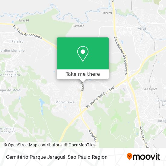 Cemitério Parque Jaraguá map