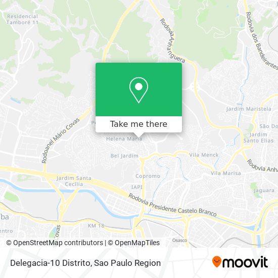 Delegacia-10 Distrito map