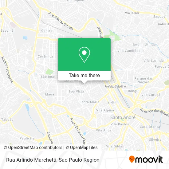 Rua Arlindo Marchetti map