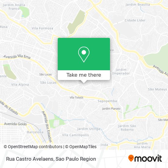 Rua Castro Avelaens map