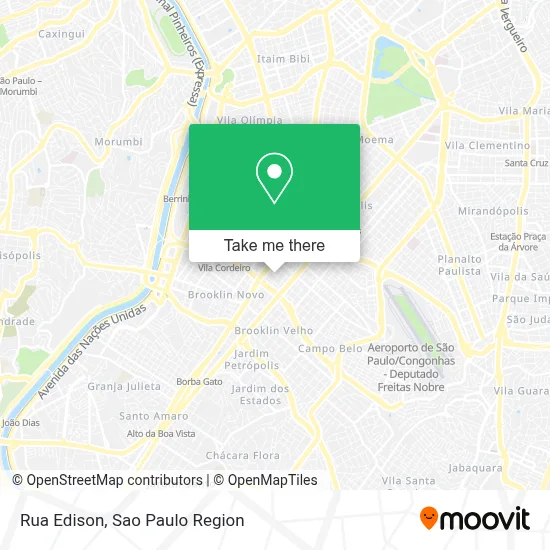 Rua Edison map