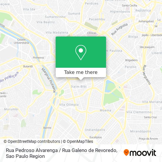 Rua Pedroso Alvarenga / Rua Galeno de Revoredo map